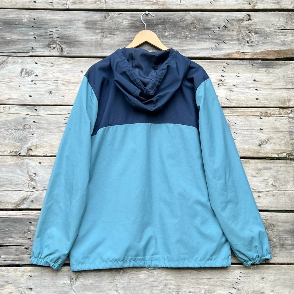 Vans Two-Tone Blue Poly Windbreaker Men’s Size Large - Picture 5 of 5